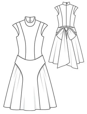 服裝工業(yè)款式圖線稿模板合集 280例實用參考助力電纜經(jīng)營